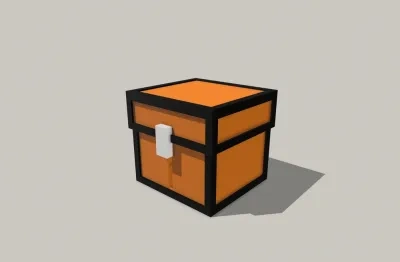 我的世界宝箱通用纸盒 Minecraft Treasure Box Toilet Paper Box