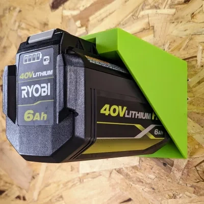 Ryobi 40V电池壁挂支架