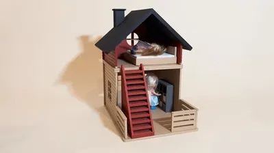 一个模块化的花园小屋娃娃屋