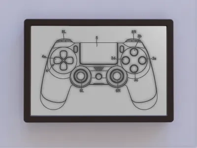 PS4控制器专利艺术
