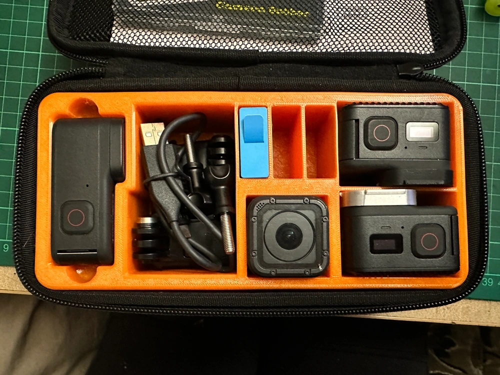 GoPro相机盒垫片，适用于1个全尺寸GoPro插槽，3个备用电池，2个Hero 11 Mini，1个Hero Session 来自 russ ...