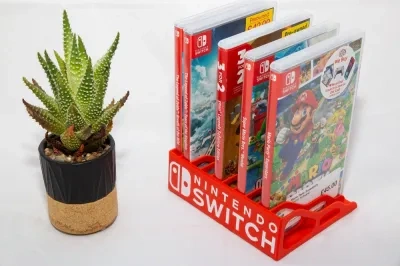 Nintendo Switch 视频游戏卡带架，游戏支架