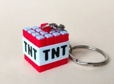 Minecraft TNT钥匙扣