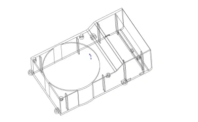 拓竹机箱散热风扇支架 Bambu Lab chamber fan bracket