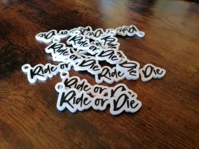 RideOrDie 钥匙扣
