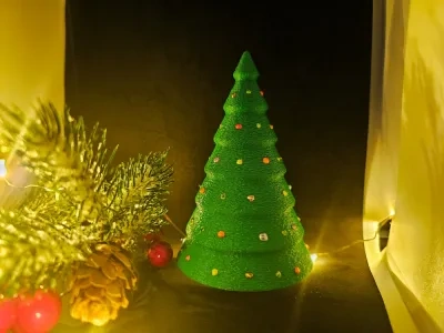 毛茸茸的DIY圣诞树-无需支撑