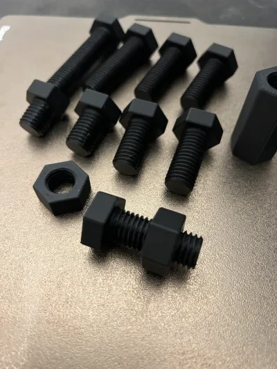 六角螺栓和螺母 M14x2 修改为3D打印
