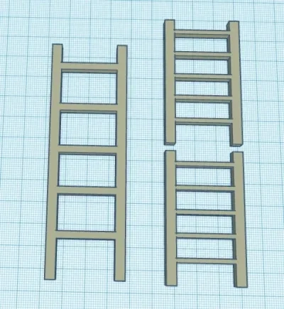 小型模型梯子