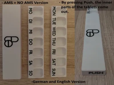 周药片容器 / Wochen Tabletten Dose