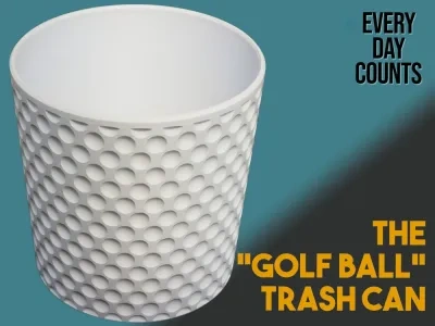“高尔夫球”垃圾桶
