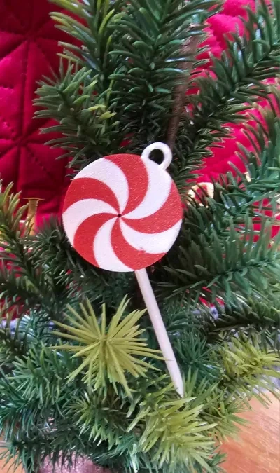 圣诞糖果装饰树