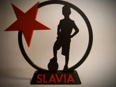 足球奖杯 | 足球奖杯 | SK斯拉维亚布拉格 | 艺术 | 标志