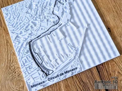 F1摩纳哥3D街道地图