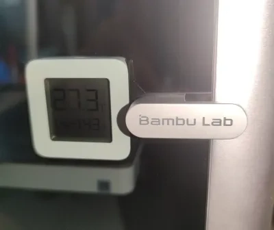 小米湿度监测仪2的Bambu Lab水培支架