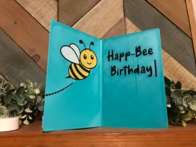 蜜蜂生日卡