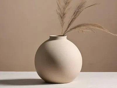 圆形设计花瓶