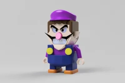 "LEGOWALUIGI"风格 - 超级马里奥 - 完整套装