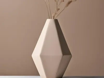 六边形设计花瓶