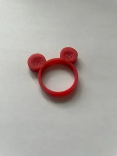 带有老鼠耳朵的戒指/米老鼠耳朵戒指 儿童/女士/带老鼠耳朵的戒指/米老鼠耳朵