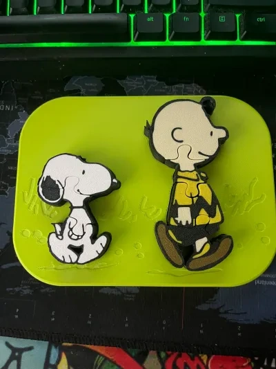 AMS - Snoopy和Charlie - 儿童插入拼图