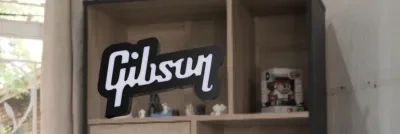 Gibson标志灯箱