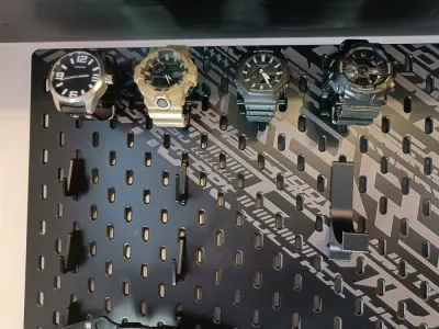 IKEA Skadis适用于G-Shock、Rolex等手表的手表支架