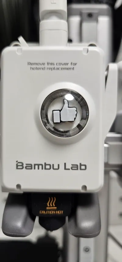 Bambulab A1 mini挤出头旋钮的喜欢/不喜欢按钮