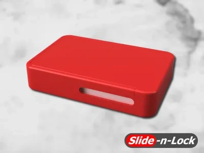 低型盒子，配备Slide-n-Lock