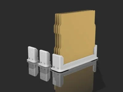 A1迷你打印板稳定支架持有人，带有平面、编号和多色Bambu Lab标志