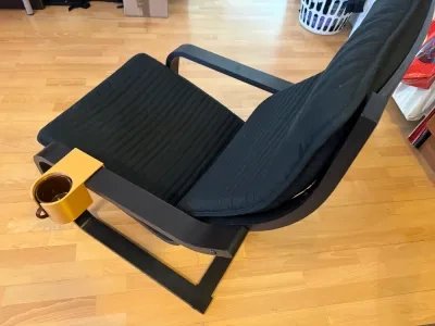 Ikea Poäng椅子的杯/马克杯架