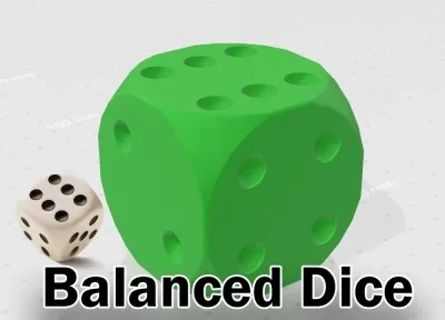 平衡游戏骰子（6面）