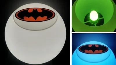 3D打印的超级英雄灯罩
