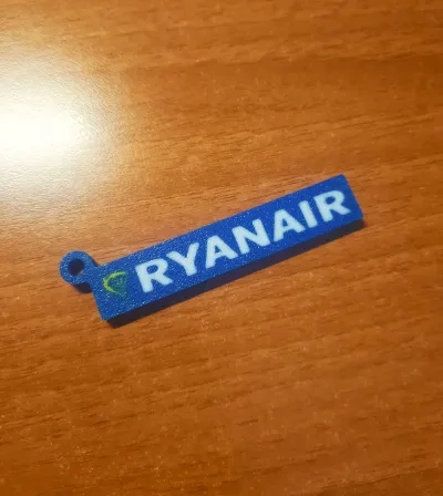 Ryanair徽标钥匙链