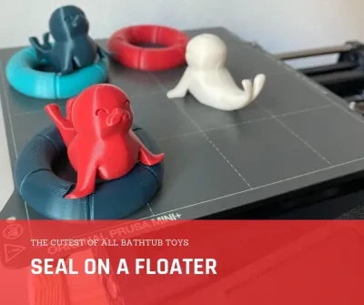 浴缸玩具上的海豹浮子