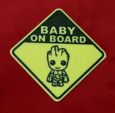 小宝宝在车上-宝宝树人汽车防护罩