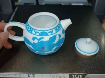 中国茶壶青花瓷茶壶
