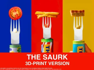THE SAURK - THOMY酱管叉-易于打印