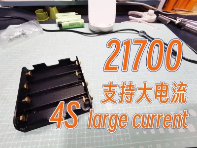 21700 4S Battery Holder large current 自制电池盒支持大电流