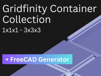 Gridfinity容器合集 + FreeCAD生成器