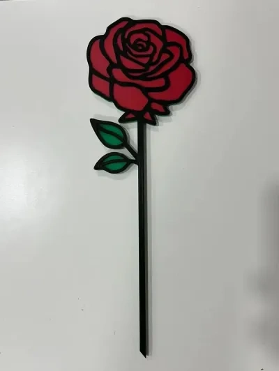 扁平玫瑰