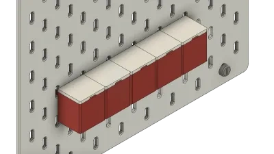 Ikea Skadis系列模块化药盒容器