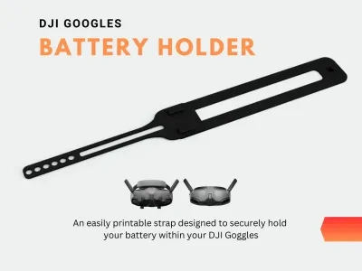DJI Goggles 3 Integra Avata电池带扣固定器