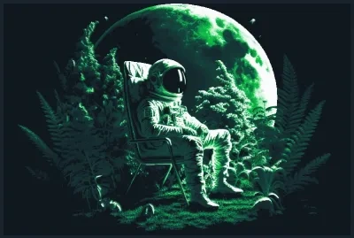 太空宇航员大麻HueForge