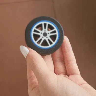 一体打印的陀螺车轮（Fidget Sparco Rim with Tire）