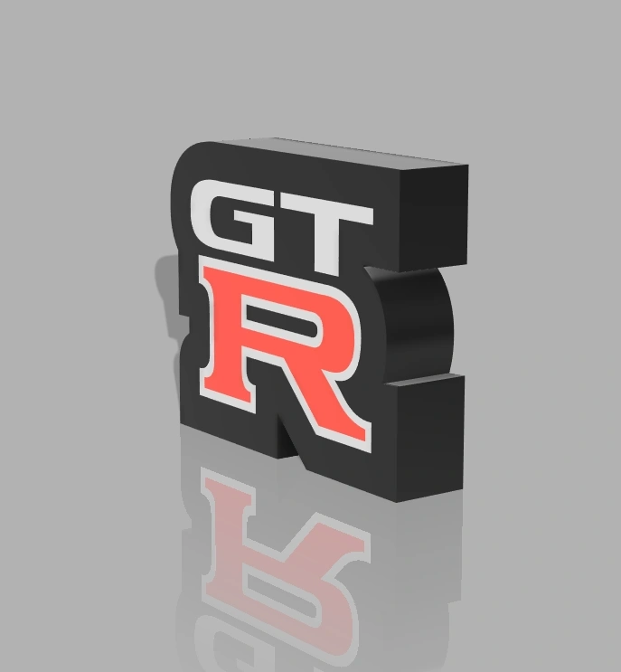 GTR标志灯箱设计 来自 Expressão3D - MakerWorld