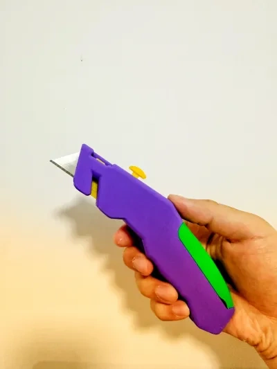 重型美工刀 Utility knife - print in place