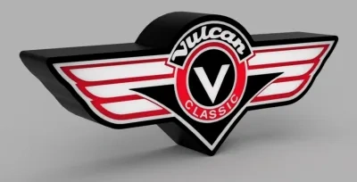Vulcan Motorcycles徽章LED灯