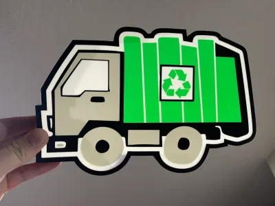 垃圾/回收卡车灯箱