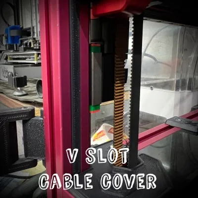 V-Slot电缆保护可调整模型
