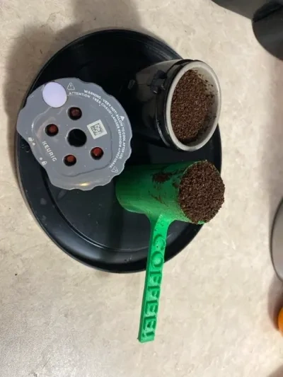 适用于Keurig K-Cup可重复使用滤网的完美咖啡勺
